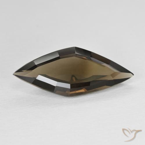 4.99ct Naturel Brun chocolat Quartz fumé, Fantaisie, VVS