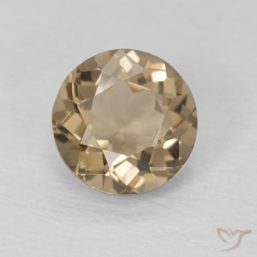 1.21ct Naturel Bois brun Quartz fumé, Tour, VVS