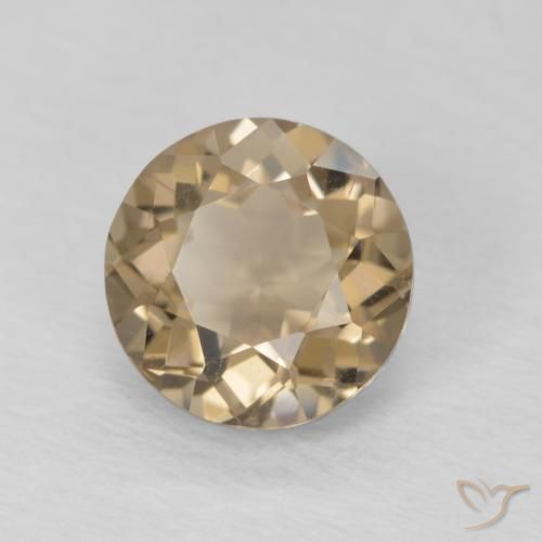Quartz fumé Bois brun naturelle Tour, 1.21 ct, VVS