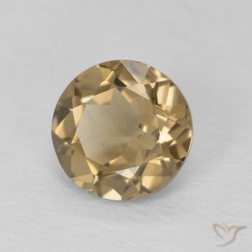 Quartz fumé Medium Light-Brown naturelle Tour, 1.06 ct, VVS