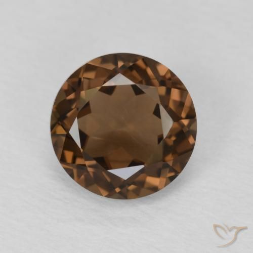 1.20ct Naturel Brun moyen Quartz fumé, Tour, VVS