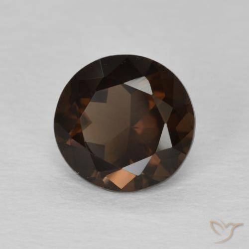 Quartz fumé Marron foncé naturelle Tour, 1.09 ct, VVS