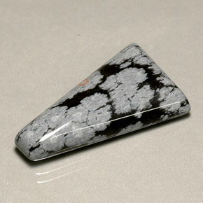 Obsidienne flocon de neige multicolore naturelle forme fantaisie, 14,82 ct, opaque