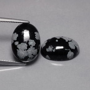 Achetez naturel ct multicolore obsidienne flocon de neige gems, coupe ovale, en provenance mexique chez gemselect. en stock, livraison internationale!