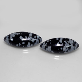 Achetez naturel ct multicolore obsidienne flocon de neige gems, marquise, en provenance mexique chez gemselect. en stock, livraison internationale!