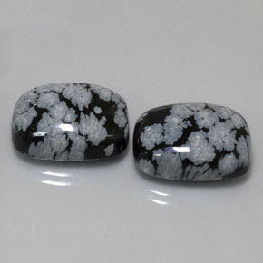 Achetez naturel ct multicolore obsidienne flocon de neige gems, coupe coussin, en provenance mexique chez gemselect. en stock, livraison internationale!
