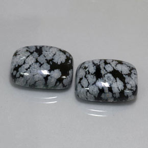 Achetez naturel ct multicolore obsidienne flocon de neige gems, coupe coussin, en provenance mexique chez gemselect. en stock, livraison internationale!