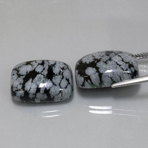 Achetez naturel ct multicolore obsidienne flocon de neige gems, coupe coussin, en provenance mexique chez gemselect. en stock, livraison internationale!