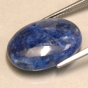 Sodalite Violet Bleu naturelle Coupe ovale, 11.49 ct, Opaque