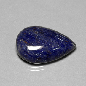 Sodalite bleue naturelle en forme de poire, 16,14 ct, opaque