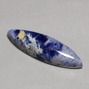 Sodalite Violet Bleu naturelle Marquise, 12.90 ct, Opaque