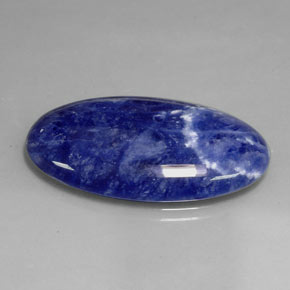 Sodalite bleue naturelle coupe ovale, 23,94 ct, opaque