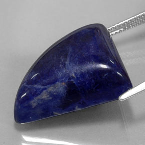 Sodalite Violet Bleu naturelle Forme fantaisie, 19.69 ct, Opaque
