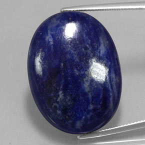 Sodalite bleu violet naturelle coupe ovale, 41,08 ct, opaque