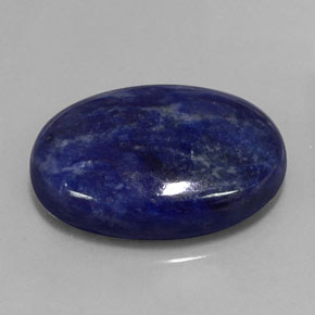 Sodalite bleu violet naturelle coupe ovale, 41,08 ct, opaque