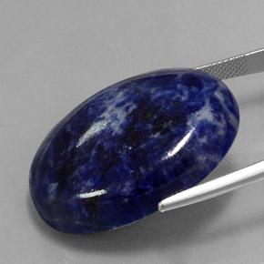Sodalite bleue naturelle coupe ovale, 44,71 ct, opaque