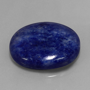 Sodalite Violet Bleu naturelle Coupe ovale, 42.99 ct, Opaque