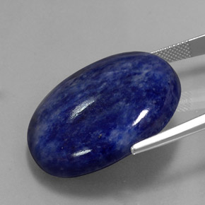 Sodalite Violet Bleu naturelle Coupe ovale, 42.99 ct, Opaque