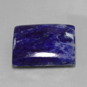 Sodalite bleue naturelle baguette, 46,25 ct, opaque