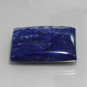Sodalite bleue naturelle baguette, 60,46 ct, opaque