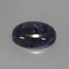 Sodalite Violet Bleu naturelle Coupe ovale, 13.17 ct, Opaque