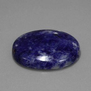 Sodalite Violet Bleu naturelle Coupe ovale, 41.15 ct, Opaque