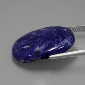 Sodalite Violet Bleu naturelle Coupe ovale, 41.15 ct, Opaque