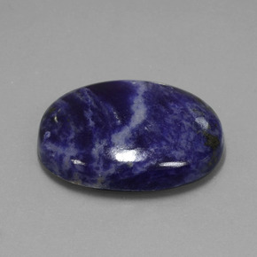 Sodalite bleue naturelle coupe ovale, 40,90 ct, opaque