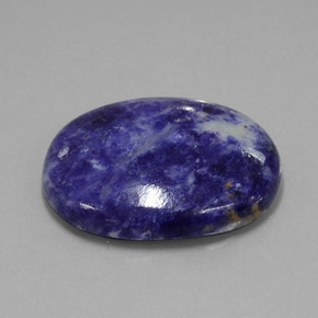 Sodalite Violet Bleu naturelle Coupe ovale, 40.03 ct, Opaque