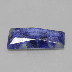 Sodalite Violet Bleu naturelle Forme fantaisie, 20.55 ct, Opaque
