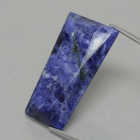 Sodalite Violet Bleu naturelle Forme fantaisie, 19.83 ct, Opaque
