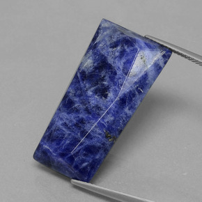 Sodalite bleue naturelle forme fantaisie, 19,19 ct, opaque