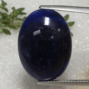 Sodalite Violet Bleu naturelle Coupe ovale, 11.43 ct, Opaque