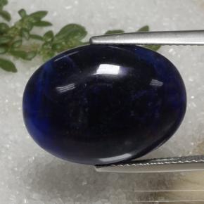 Sodalite Violet Bleu naturelle Coupe ovale, 11.43 ct, Opaque