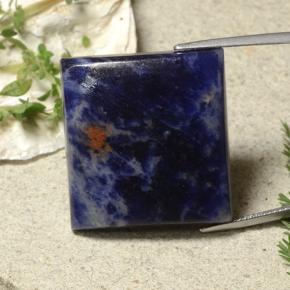 Sodalite Violet Bleu naturelle Carré, 54.07 ct, Opaque