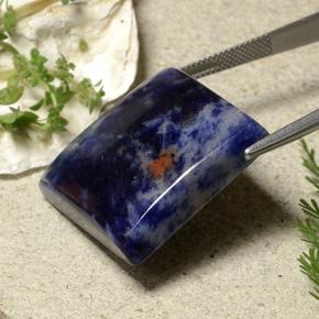 Sodalite Violet Bleu naturelle Carré, 54.07 ct, Opaque