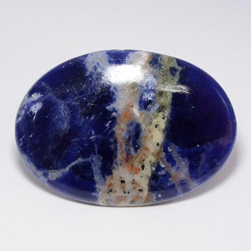 Sodalite Multicolore naturelle Coupe ovale, 41.10 ct, Opaque