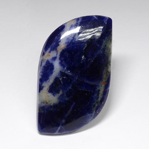Sodalite bleue naturelle forme fantaisie, 38,13 ct, opaque