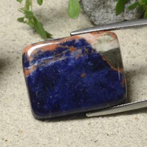 Sodalite Multicolore naturelle Baquette, 17.76 ct, Opaque
