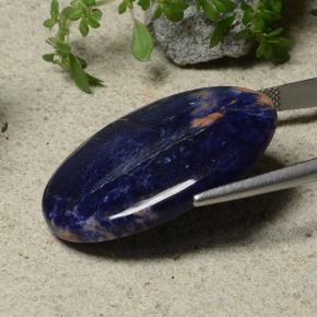 Sodalite Multicolore naturelle Coupe ovale, 29.61 ct, Opaque