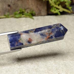 Sodalite multicolore naturelle forme fantaisie, 20,35 ct, opaque