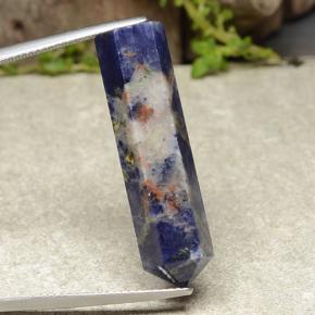 Sodalite multicolore naturelle forme fantaisie, 20,35 ct, opaque