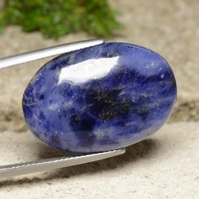 Sodalite Violet Bleu naturelle Coupe ovale, 20.11 ct, Opaque