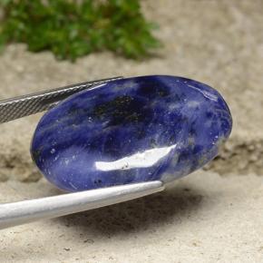 Sodalite Violet Bleu naturelle Coupe ovale, 20.11 ct, Opaque