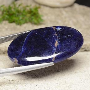 Sodalite Multicolore naturelle Coupe ovale, 25.36 ct, Opaque