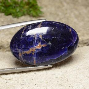 Sodalite Multicolore naturelle Coupe ovale, 22.63 ct, Opaque
