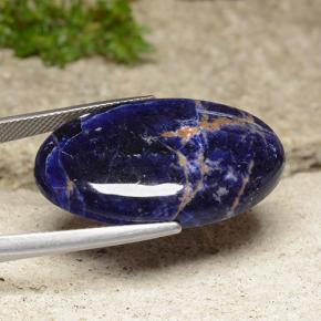 Sodalite Multicolore naturelle Coupe ovale, 22.63 ct, Opaque