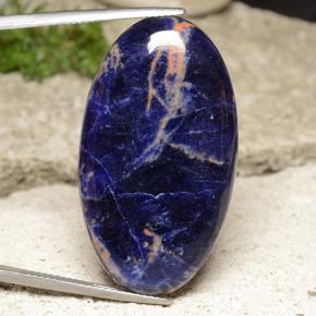 Sodalite Multicolore naturelle Coupe ovale, 29.69 ct, Opaque