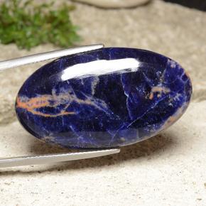 Sodalite Multicolore naturelle Coupe ovale, 29.69 ct, Opaque