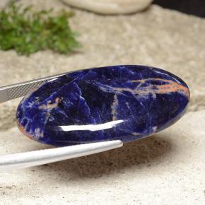 Sodalite Multicolore naturelle Coupe ovale, 29.69 ct, Opaque